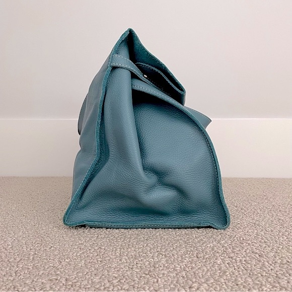 SOLD - VIRONE Italian Leather Bag - Picture 5 of 16